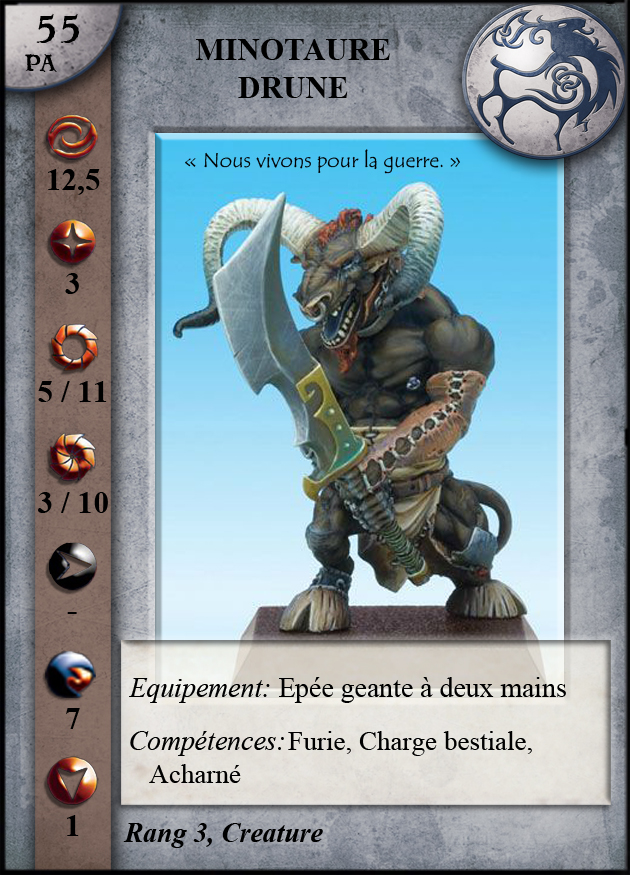 Minotaure Drune